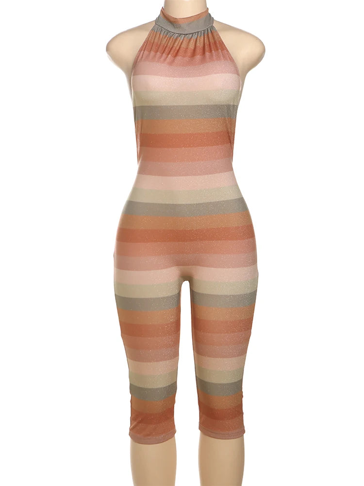 Colorful Print Jumpsuit