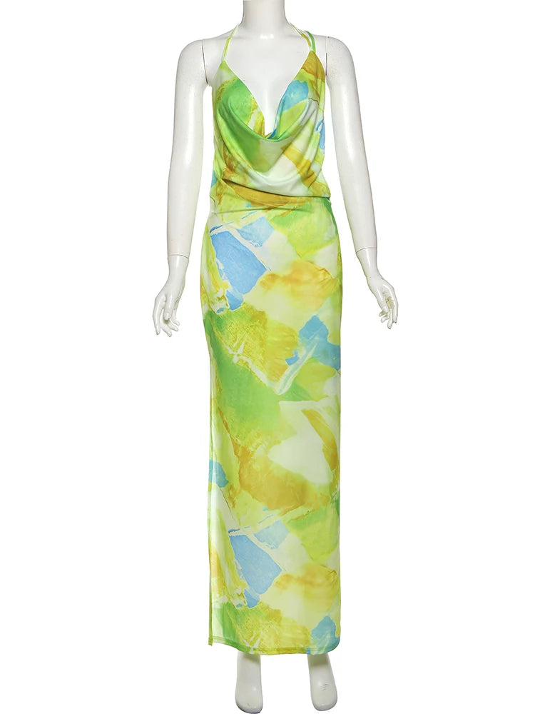 Weird Puss Side Spilt Dress