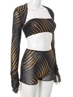 Polka Print 3 Piece Set