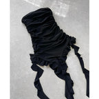 Hemline High Slit Dress