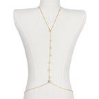 Rhinestone Waterdrop Body Chain