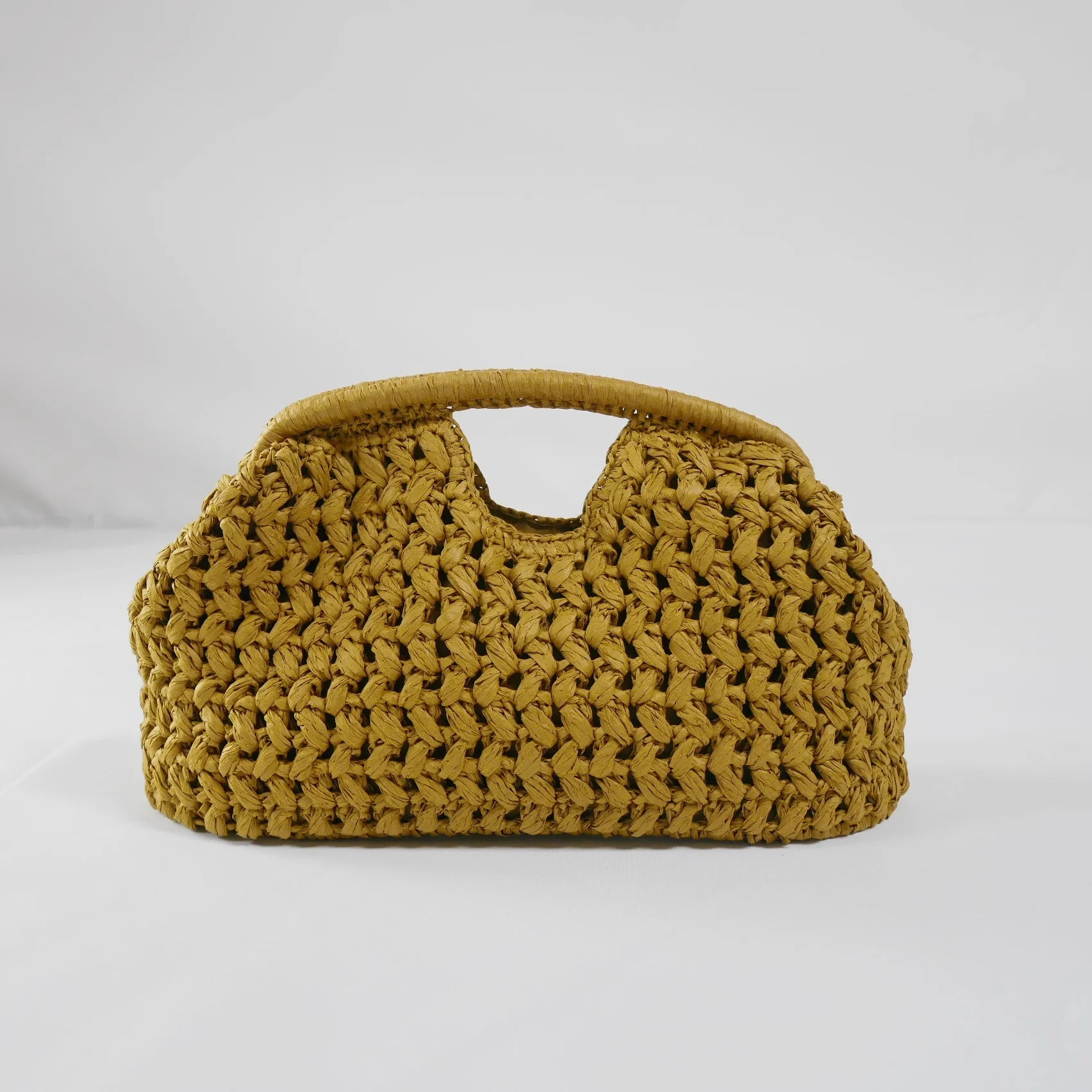 Woven Straw Handbag